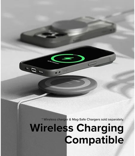 Ringke Fusion Bold Apple iPhone 15 Pro Hoesje Back Cover Grijs afbeelding 8