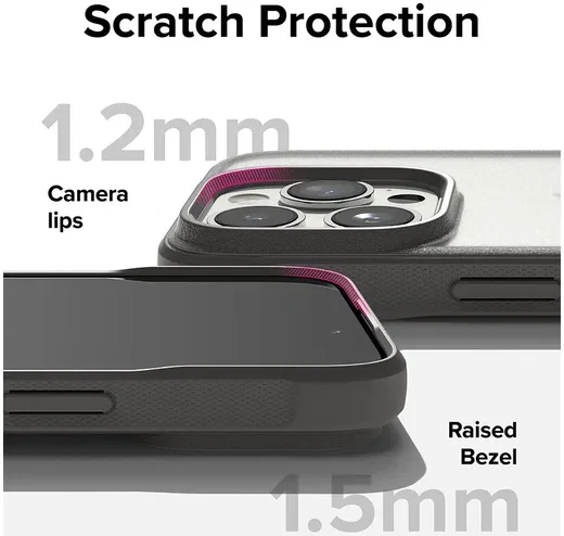 Ringke Fusion Bold Apple iPhone 15 Pro Hoesje Back Cover Matte Grijs afbeelding 10