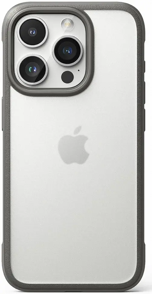 Ringke Fusion Bold Apple iPhone 15 Pro Hoesje Back Cover Matte Grijs afbeelding 13