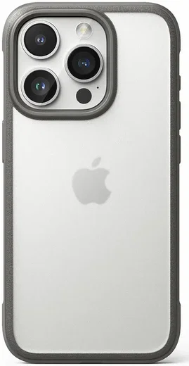 Ringke Fusion Bold Apple iPhone 15 Pro Hoesje Back Cover Matte Grijs afbeelding 13