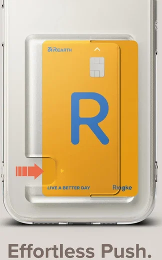 Ringke Fusion Card Apple iPhone 15 Plus Hoesje Kaarthouder Transparant afbeelding 5