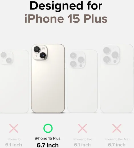 Ringke Fusion Card Apple iPhone 15 Plus Hoesje Kaarthouder Transparant afbeelding 6