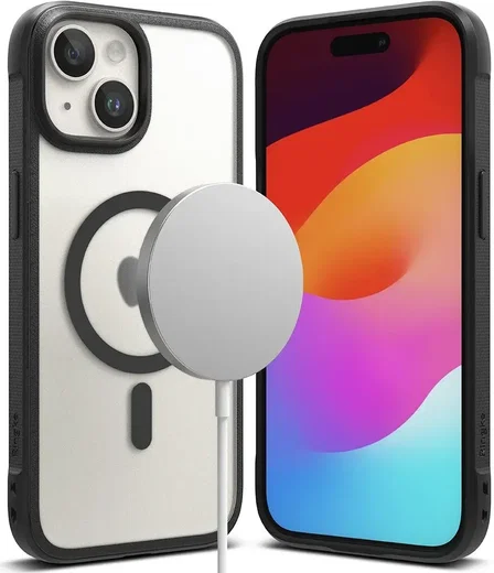 Ringke Fusion Bold Magnetic Apple iPhone 15 Plus Hoesje MagSafe Zwart afbeelding 1