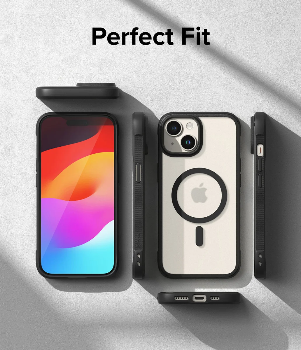 Ringke Fusion Bold Magnetic Apple iPhone 15 Plus Hoesje MagSafe Zwart afbeelding 11