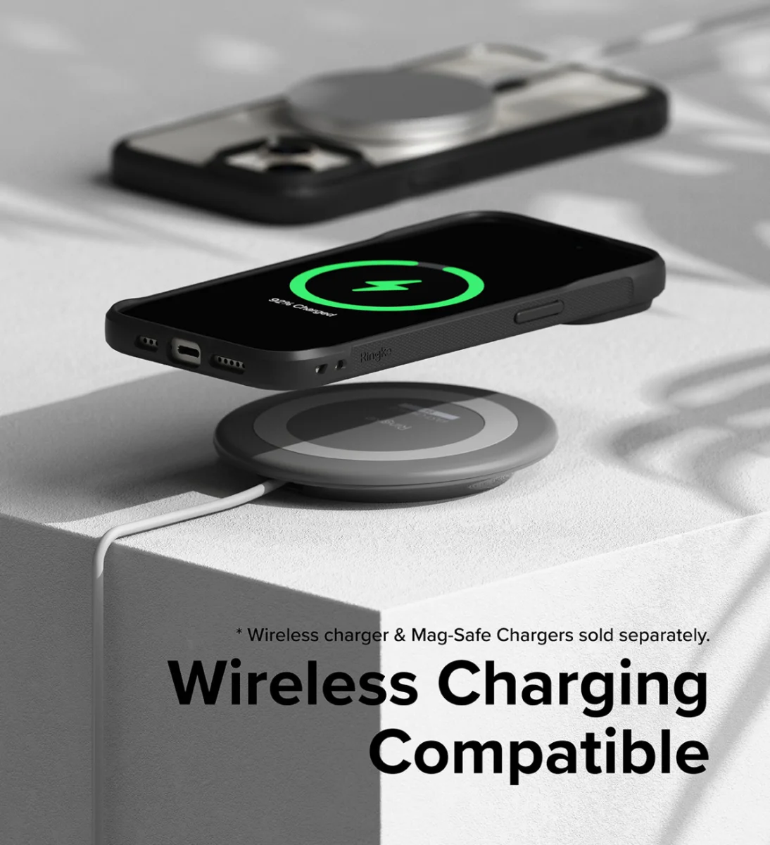 Ringke Fusion Bold Magnetic Apple iPhone 15 Plus Hoesje MagSafe Zwart afbeelding 14