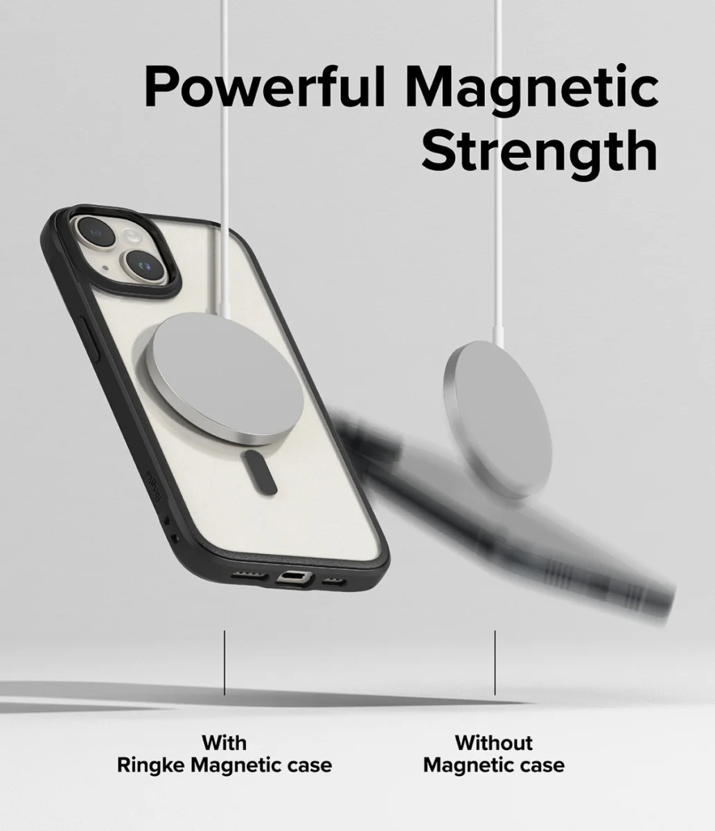 Ringke Fusion Bold Magnetic Apple iPhone 15 Plus Hoesje MagSafe Zwart afbeelding 15