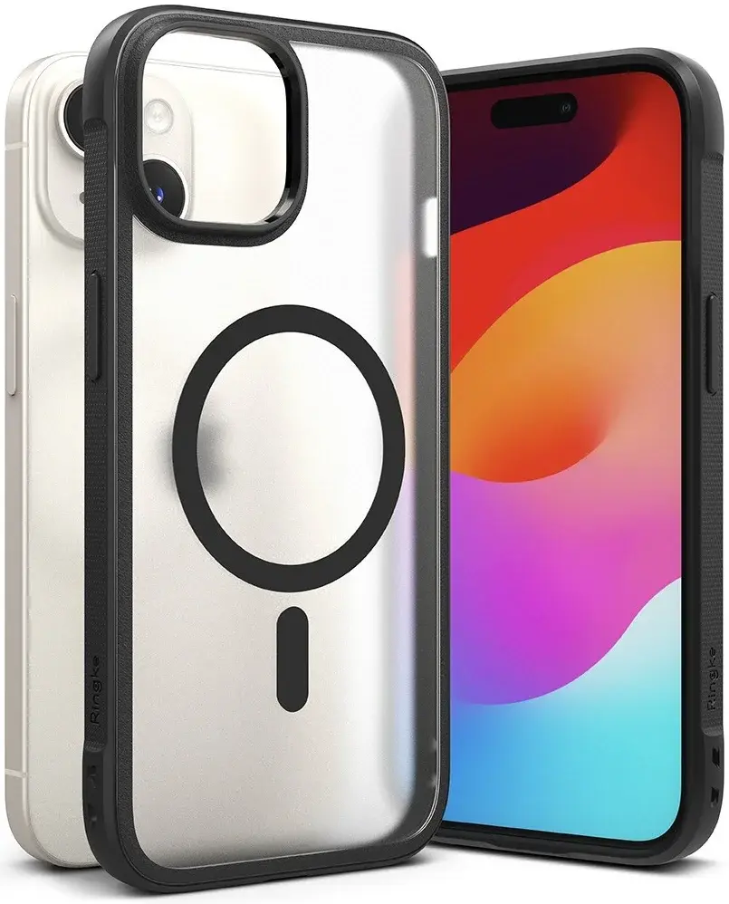 Ringke Fusion Bold Magnetic Apple iPhone 15 Plus Hoesje MagSafe Zwart afbeelding 2