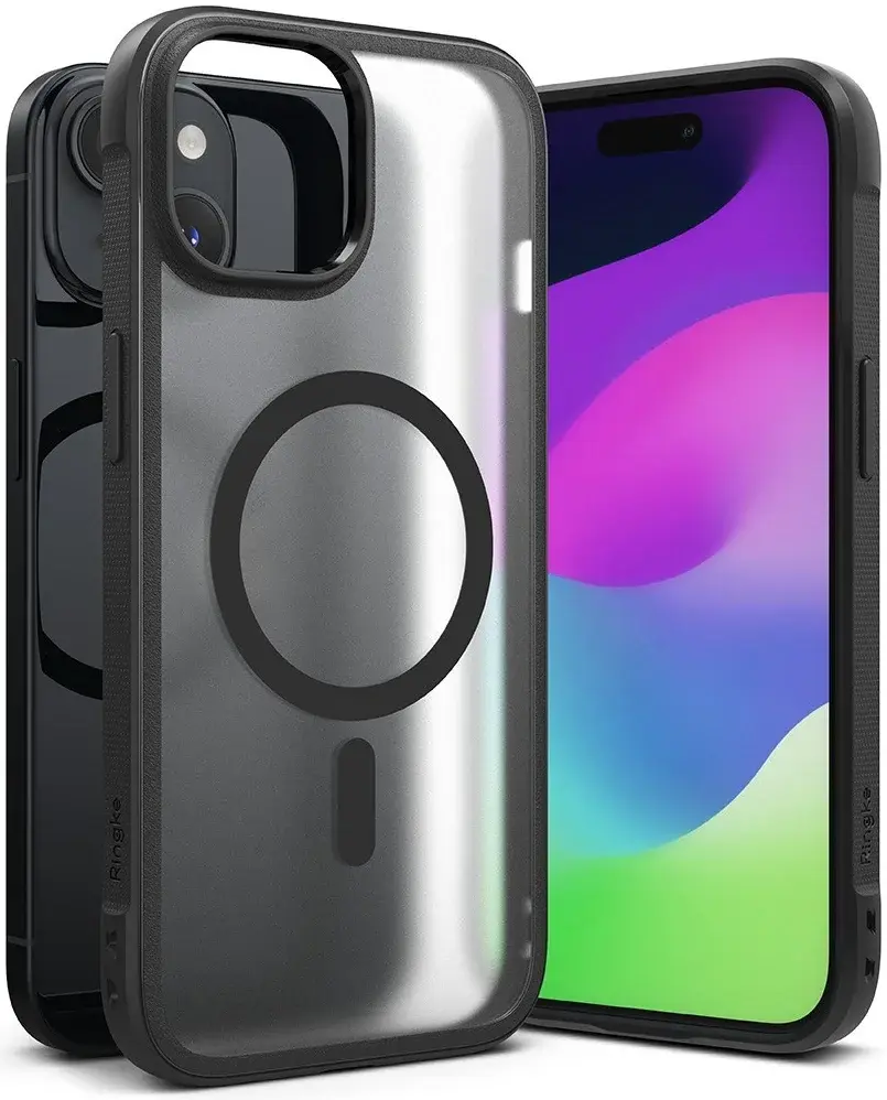 Ringke Fusion Bold Magnetic Apple iPhone 15 Plus Hoesje MagSafe Zwart afbeelding 3