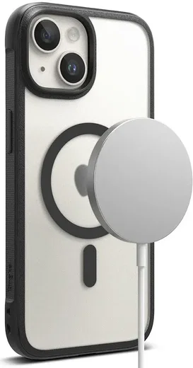 Ringke Fusion Bold Magnetic Apple iPhone 15 Plus Hoesje MagSafe Zwart afbeelding 18