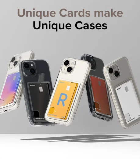 Ringke Fusion Card Apple iPhone 15 Hoesje Kaarthouder Transparant afbeelding 7