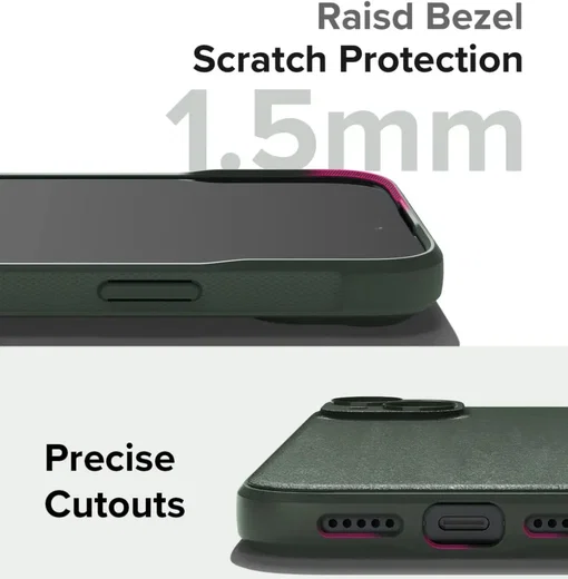 Ringke Onyx Apple iPhone 15 Hoesje Flexibel TPU Back Cover Groen afbeelding 9