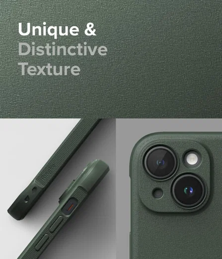 Ringke Onyx Apple iPhone 15 Hoesje Flexibel TPU Back Cover Groen afbeelding 4