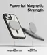 Ringke Fusion Bold Magnetic Apple iPhone 15 Hoesje MagSafe Zwart afbeelding 13