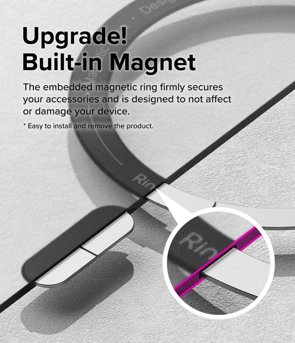 Ringke Fusion Bold Magnetic Apple iPhone 15 Hoesje MagSafe Zwart afbeelding 14