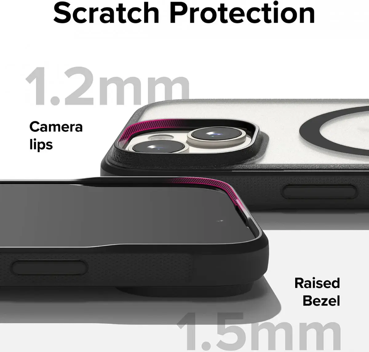 Ringke Fusion Bold Magnetic Apple iPhone 15 Hoesje MagSafe Zwart afbeelding 11