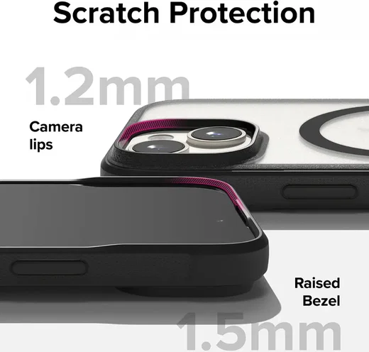 Ringke Fusion Bold Magnetic Apple iPhone 15 Hoesje MagSafe Zwart afbeelding 11