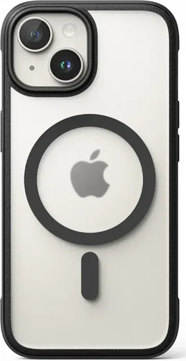 Ringke Fusion Bold Magnetic Apple iPhone 15 Hoesje MagSafe Zwart afbeelding 17