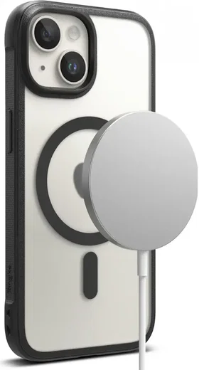 Ringke Fusion Bold Magnetic Apple iPhone 15 Hoesje MagSafe Zwart afbeelding 18
