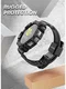 SUPCASE UB Pro Samsung Galaxy Watch 6/5/4 44MM Hoesje met Bandje Zwart afbeelding 5