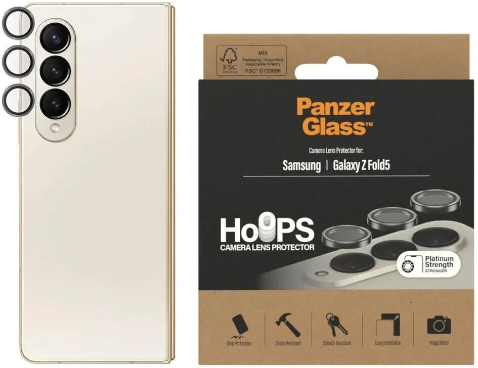 PanzerGlass Hoops Rings Samsung Galaxy Z Fold 5 Camera Lens Protector afbeelding 1