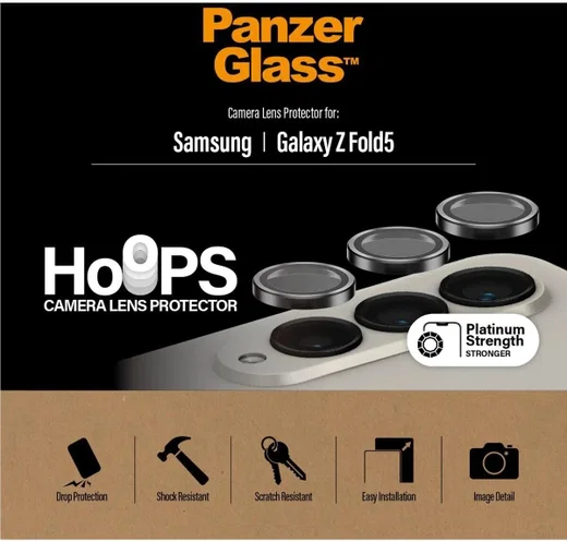 PanzerGlass Hoops Rings Samsung Galaxy Z Fold 5 Camera Lens Protector afbeelding 4