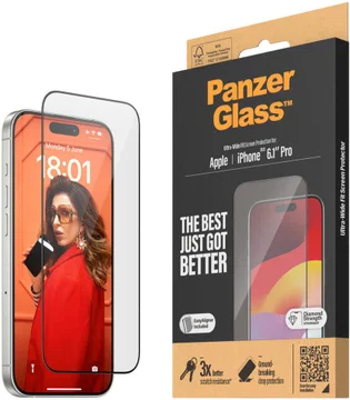 PanzerGlass Ultra-Wide Apple iPhone 15 Pro Protector EasyAligner