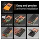 PanzerGlass Ultra-Wide iPhone 15 Pro Max Screen Protector EasyAligner afbeelding 4