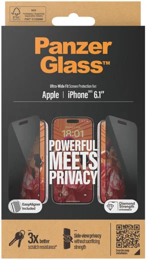 PanzerGlass Ultra-Wide Apple iPhone 15 Privacy Glass EasyAligner afbeelding 16