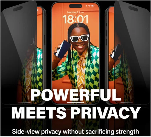 PanzerGlass Ultra-Wide iPhone 15 Pro Max Privacy Glass EasyAligner afbeelding 3