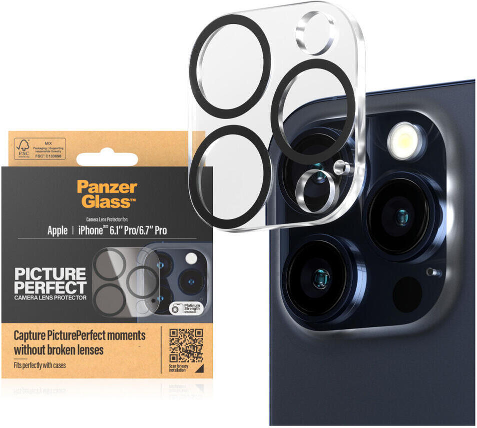 PanzerGlass PicturePerfect iPhone 15 Pro / 15 Pro Max Camera Protector afbeelding 1