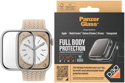 PanzerGlass Full Protect D3O Apple Watch 7/8/9 45MM Hoesje Transparant afbeelding