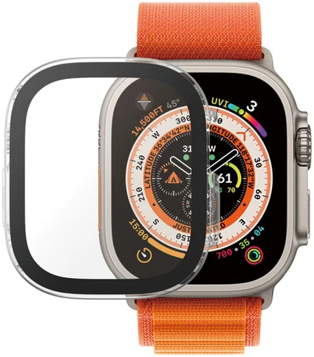 PanzerGlass Full Body D3O - Apple Watch Ultra 3/2/1 Hoesje - Transparant afbeelding 3