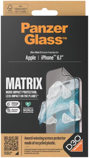 PanzerGlass Matrix D3O Ultra-Wide Apple iPhone 15 Protector AlignerKit afbeelding 11