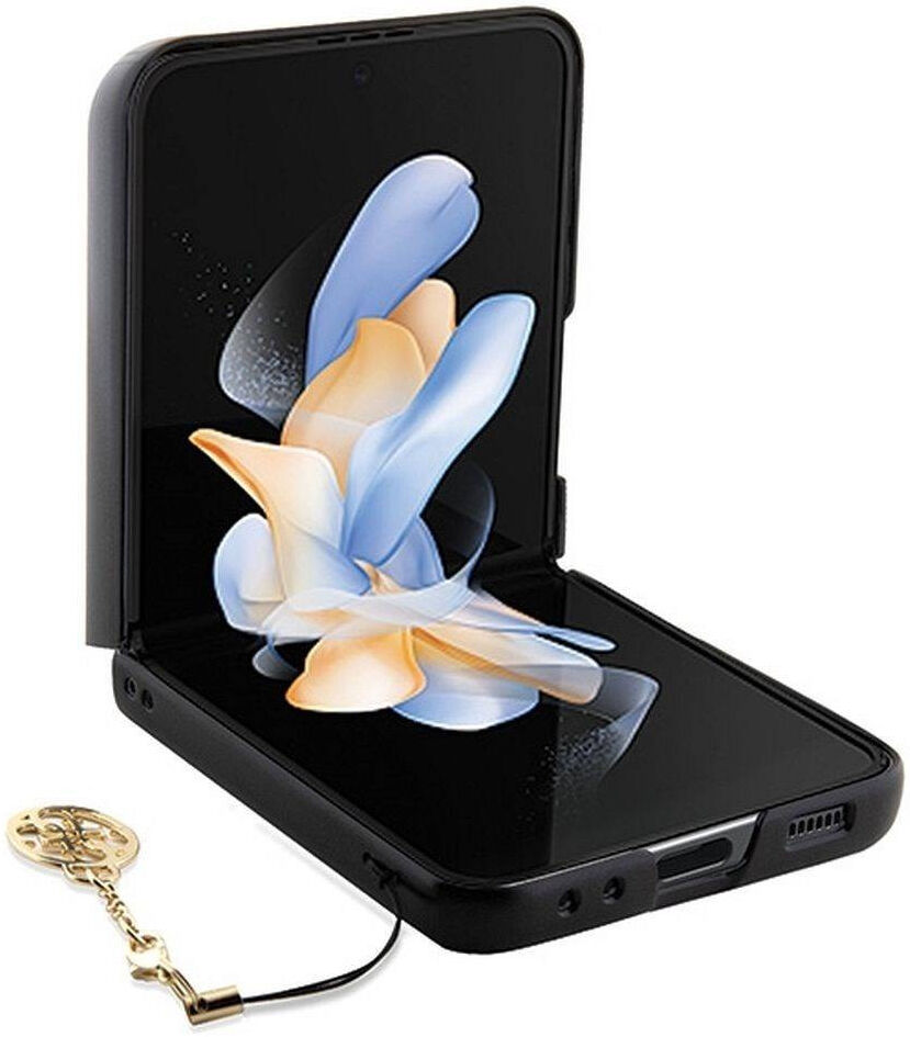 Guess Samsung Galaxy Z Flip 5 Hoesje Charm Back Cover Bruin afbeelding 4