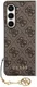 Guess Samsung Galaxy Z Fold 5 Hoesje Charm Back Cover Bruin afbeelding 3