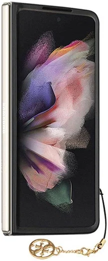 Guess Samsung Galaxy Z Fold 5 Hoesje Charm Back Cover Bruin afbeelding 4