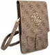 Guess Crossbody Telefoontasje - Schoudertasje Smartphone 4G Logo Bruin afbeelding 3
