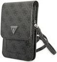 Guess Crossbody Telefoontas Triangle 4G Logo Schoudertasje Zwart