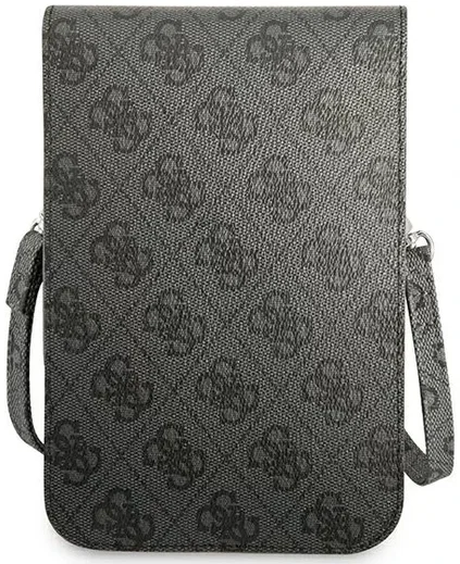Guess Crossbody Telefoontas Triangle 4G Logo Schoudertasje Zwart afbeelding 5