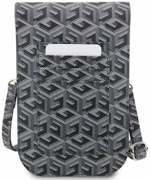Guess Crossbody Telefoontasje Cube Logo Schoudertasje Zwart afbeelding 5