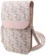 Guess Crossbody Telefoontasje Cube Logo Schoudertasje Roze