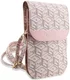 Guess Crossbody Telefoontasje Cube Logo Schoudertasje Roze afbeelding 3