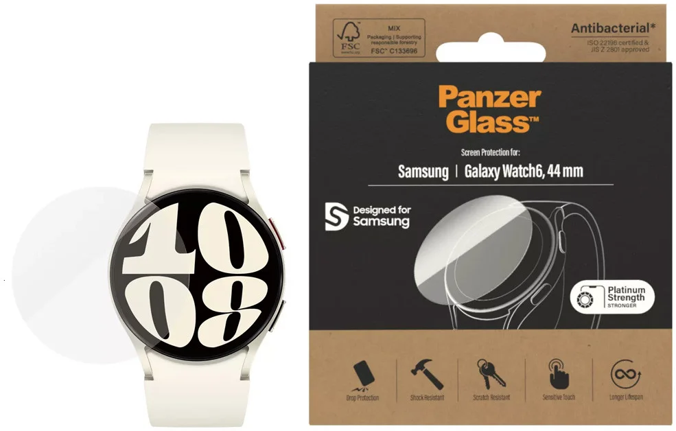 PanzerGlass Samsung Galaxy Watch 6 44MM Screen Protector Glas afbeelding 1
