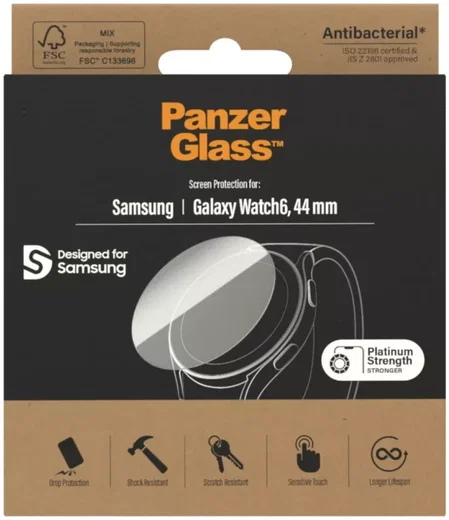 PanzerGlass Samsung Galaxy Watch 6 44MM Screen Protector Glas afbeelding 3