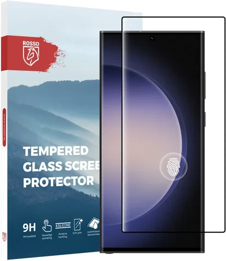 Rosso Samsung Galaxy S23 Ultra 9H Tempered Glass Fingerprint Friendly afbeelding 1