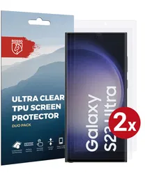 Rosso Samsung Galaxy S23 Ultra Screen Protector Ultra Clear Duo Pack afbeelding
