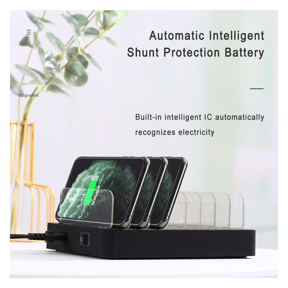 Universeel 110W Oplaad Station 8 Poort USB Oplader met Quick Charge afbeelding 4