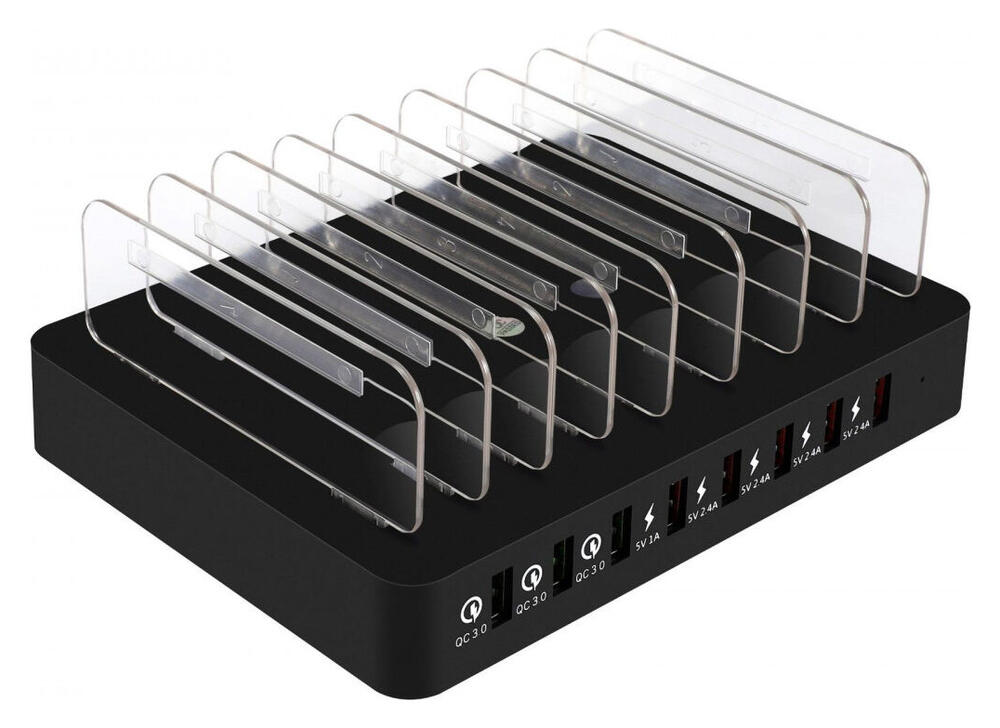 Universeel 110W Oplaad Station 8 Poort USB Oplader met Quick Charge afbeelding 6