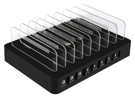 Universeel 110W Oplaad Station 8 Poort USB Oplader met Quick Charge afbeelding 6