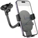 Hoco H20 360° Verstelbare Dashboard/Raam Telefoonhouder Auto Zwart afbeelding 2